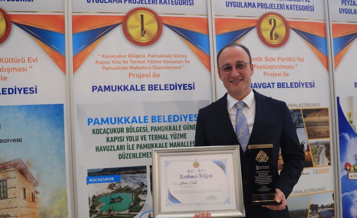 Akdeniz Belediyeler Birliği'nden Pamukkale'ye büyük ödül