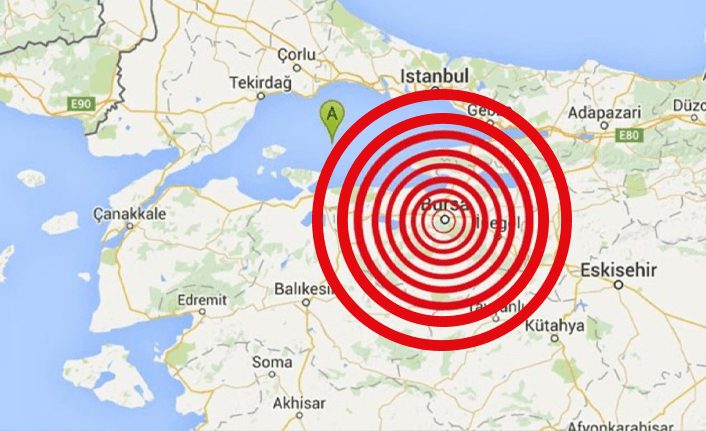 Gemlik Körfezi'nde 2,9 büyüklüğünde deprem