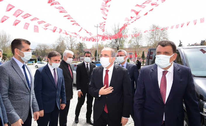 Milli Savunma Bakan Yardımcısı Alpay'dan Başkan Gürkan'a ziyaret