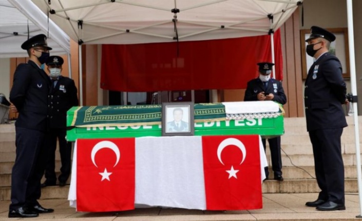 Bursa İnegöl'de vefat eden Zabıta Komiseri için tören yapıldı 