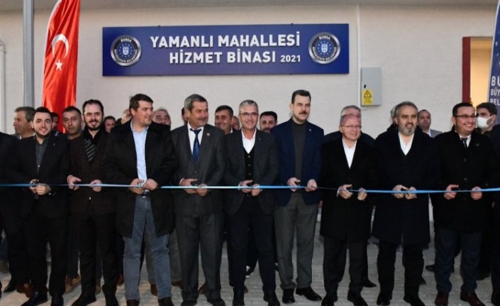 Bursa Mustafakemalpaşa'da çifte 'hizmet' açılışı