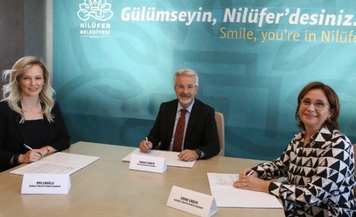 Bursa Nilüfer'de imzalar kadın girişimciler için atıldı