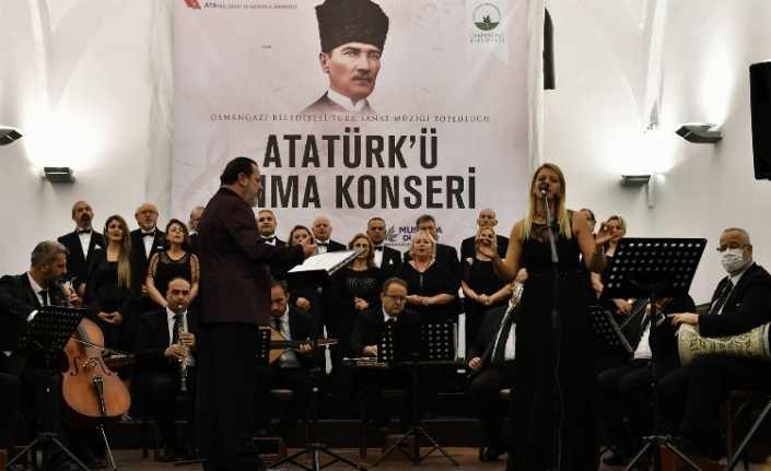 Bursa Osmangazi, Atatürk'ü sevdiği şarkılarla andı