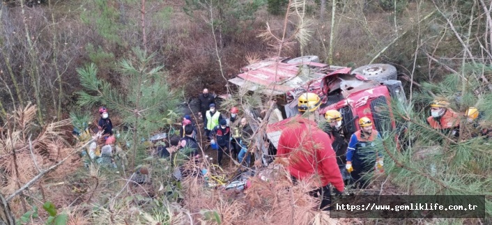 Korkunç kaza: 4 itfaiye personeli hayatını kaybetti!