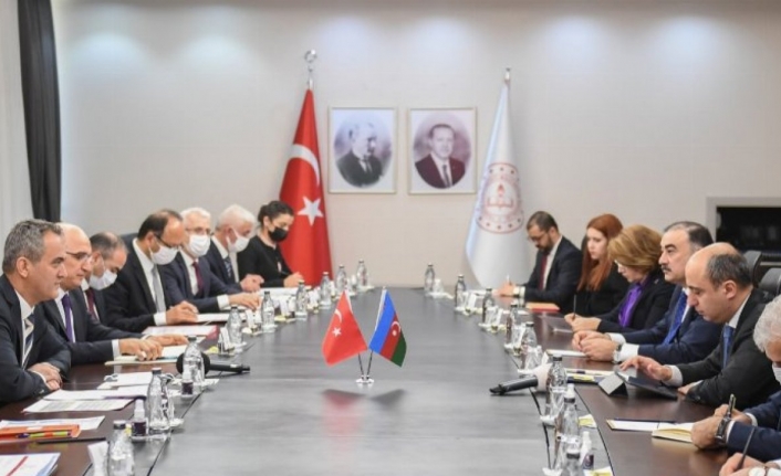 Bakan Özer, Azerbaycanlı mevkidaşını ağırladı