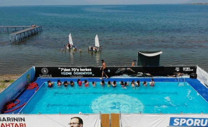 Bursa İznik'te 'yaz spor' heyecanı