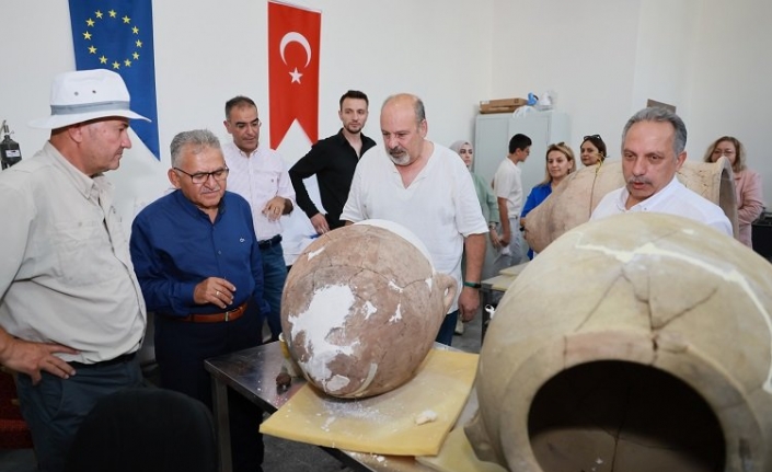 Kayseri'de 'tarihi' çalışma