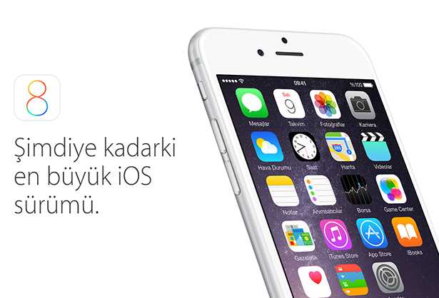 iOS 8 İndirilmeye Hazır