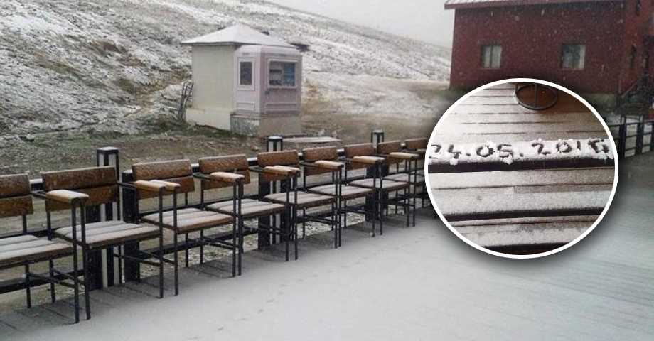 Uludağ'a Kar Sürprizi