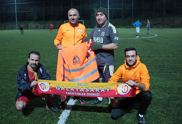 MAG ve Galatasaray Taraftarlar Derneği Maçını Dostluk Kazandı
