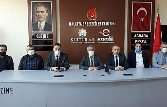 Malatya'da Kızılay'dan gazetecilere ziyaret