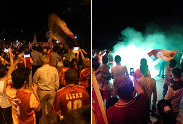 Gemlik'te Galatasaraylıların Şampiyonluk Coşkusu