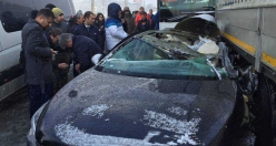 Gemlik-Bursa Yolunda Zincirleme Kaza... 3 Yaralı