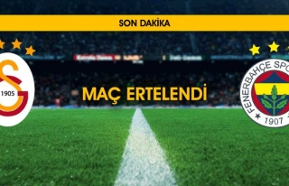 Galatasaray-Fenerbahçe Derbisi Ertelendi