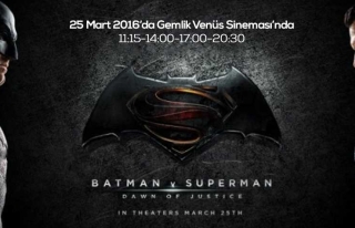 'Batman v Superman: Adaletin Şafağı' Gemlik'te