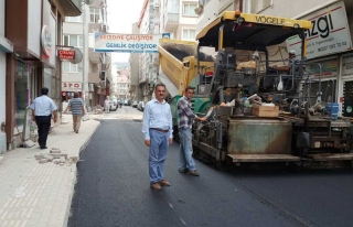 Gazhane Caddesi Baştan Aşağıya Yenilendi