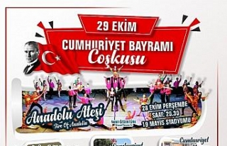 İzmir Menderes'te 29 Ekim heyecanı 