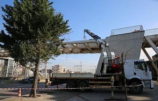 Kocaeli Mimar Sinan'da çelik sac montajı başladı...