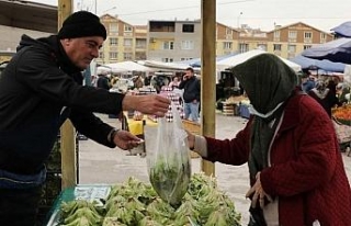 Bursa Gemlik'te ilk hasat marullar satışta