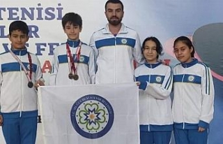 Muğla Büyükşehir masa tenisi sporcusu Türkiye...