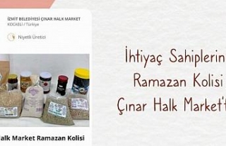 Kocaeli İzmit'te Çınar Halk Market ürünleri...