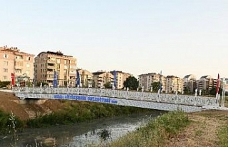 Bursa'da Ayvalıdere'ye estetik köprü