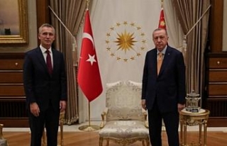Erdoğan Stoltenberg ile görüştü
