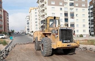 Nevşehir Cevher Dudayev'de asfalt çalışması