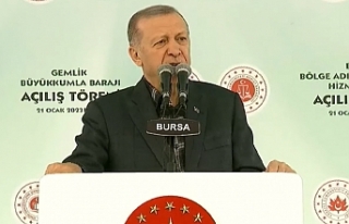 Bursa'da toplu açılış töreninde Cumhurbaşkanı...