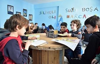Bursa Mustafakemalpaşa'da sıfır atık kütüphanesi