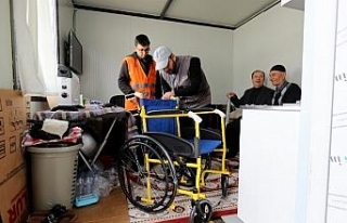 Gaziantep'te depremzedelerin medikal ihtiyaçları...