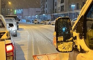 Nevşehir Belediyesi'nden karla mücadele