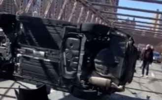 Brooklyn Köprüsünde feci kaza