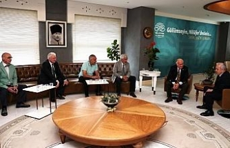 Bursaspor yönetiminden Başkan Özdemir’e ziyaret
