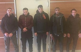 Edirne'de 5 göçmen yakalandı