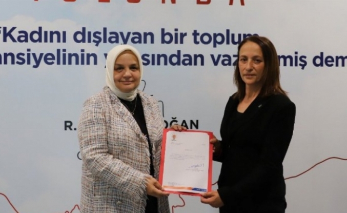 Bursa Mudanya'da AK Parti Kadın Kolları Çilem Palancı’ya emanet