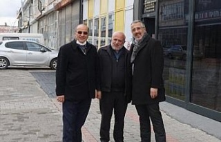 Mehmet Savran'dan esnaf ziyareti