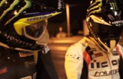 Film Tadında Motosiklet ve Otomobil Drift Videosu